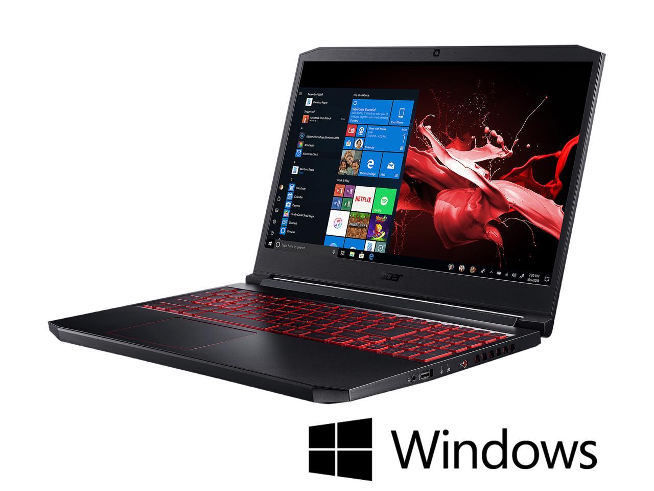 Acer Nitro 7 (AN715-51-70TG) 15.6″ Gaming Laptop with 9th Gen Core i7, 8GB RAM, 256GB SSD