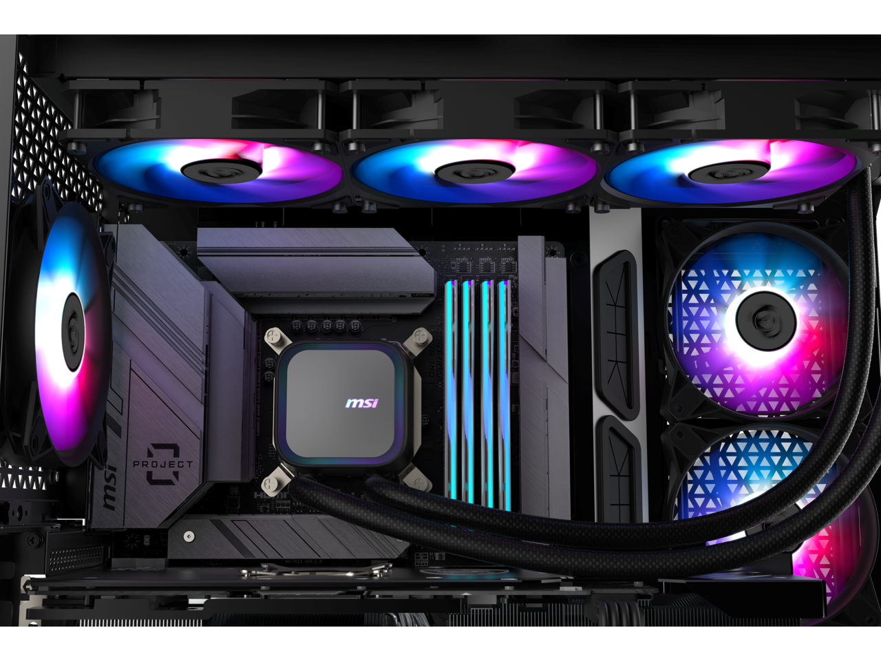 MSI MAG Coreliquid A13 240 Black RGB Liquid Cooling Intel