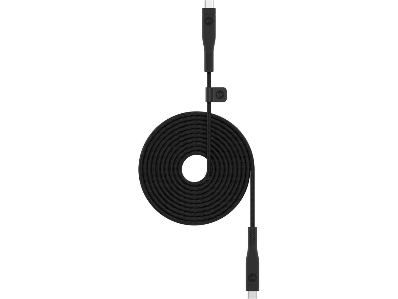 Mophie PRO Kabel - Micro USB 2.0 USB-C auf USB-C Kabel, schwarz, 6,56 Fuß (2 m) - Bild 1 von 5
