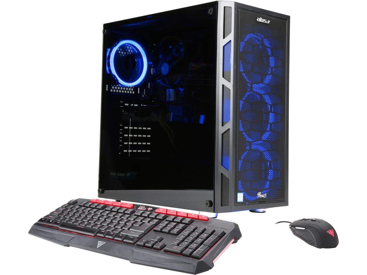 ABS Mage E Intel Core i5-9400F (2.90 GHz) Gaming Desktop PC, GeForce RTX 2060, 16GB DDR4, 512GB SSD