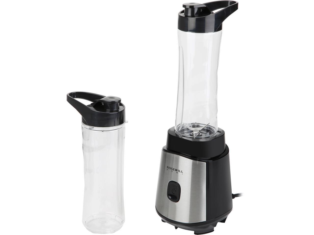 Rosewill 300W Portable Single Serve Blender, Includes 2 x 20 oz. Travel Bottles