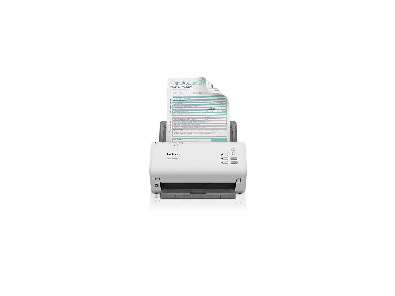 Brother ADS4300N 24 bit Dual CIS 600 x 600 dpi Sheet Fed Professional Desktop - 第 1/5 張圖片