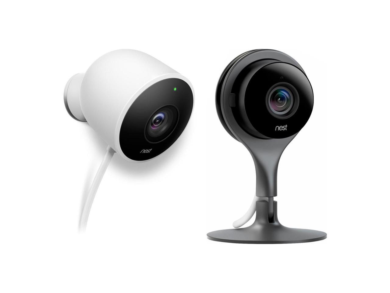 Nest Cam Indoor and Outdoor 1080p Home Security Cameras (NC2100ES & NC1102ES)