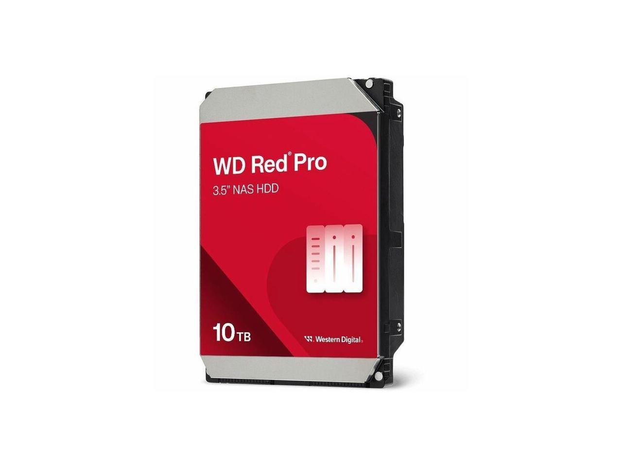 Western Digital 10TB WD Red Pro NAS Internal Hard Drive HDD - 7200