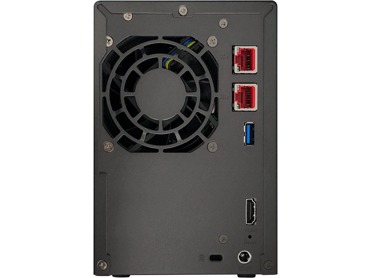 Asustor Lockerstor 2 Gen 2 AS6702T 2 Bay NAS, Quad-Core 2.0GHz CPU, Dual 2.5GbE - Afbeelding 5 van 5