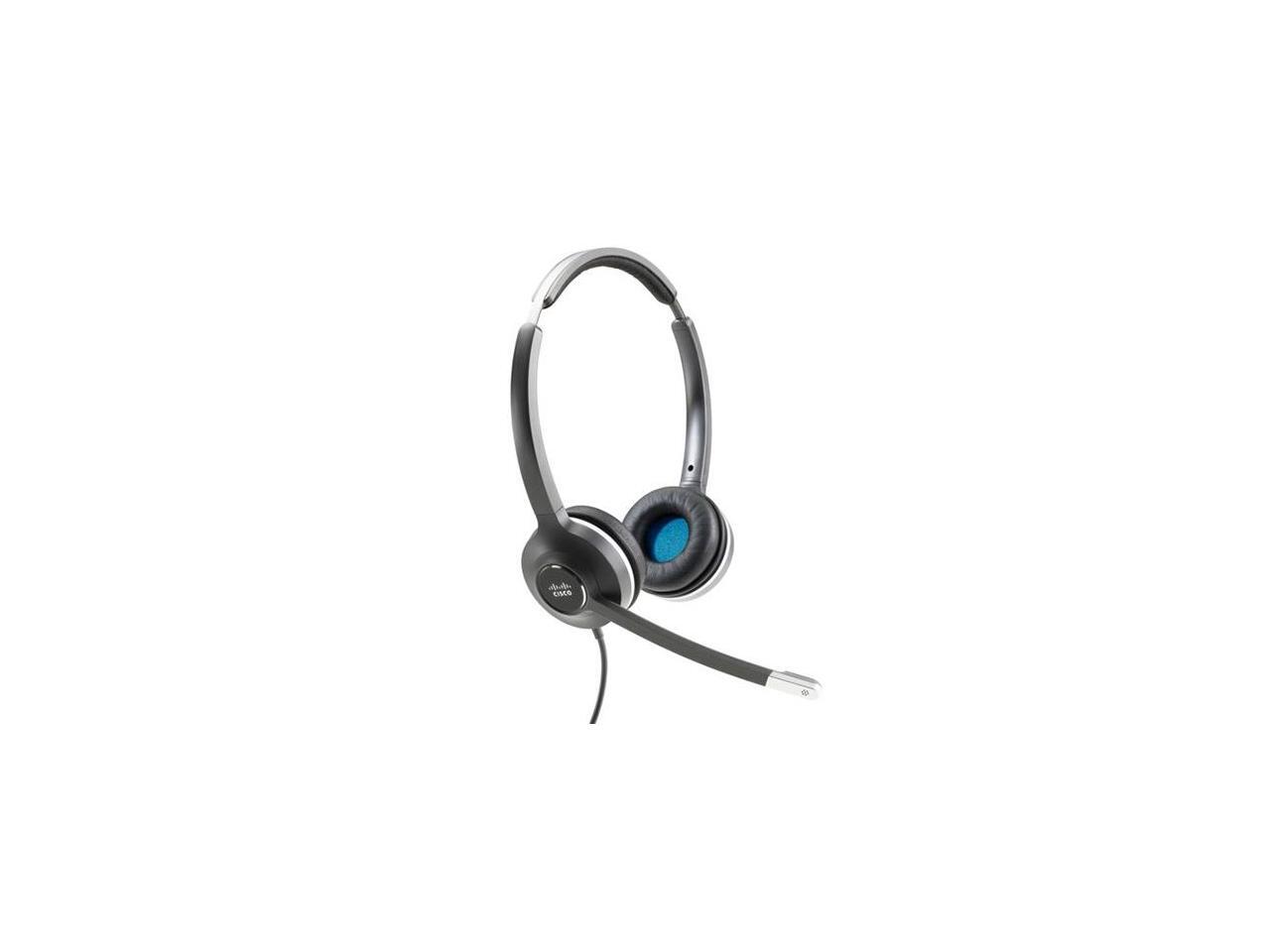 Zestaw słuchawkowy Cisco 532, przewodowy podwójny z adapterem zestawu słuchawkowego USB, redukcja szumów - Zdjęcie 1 z 3