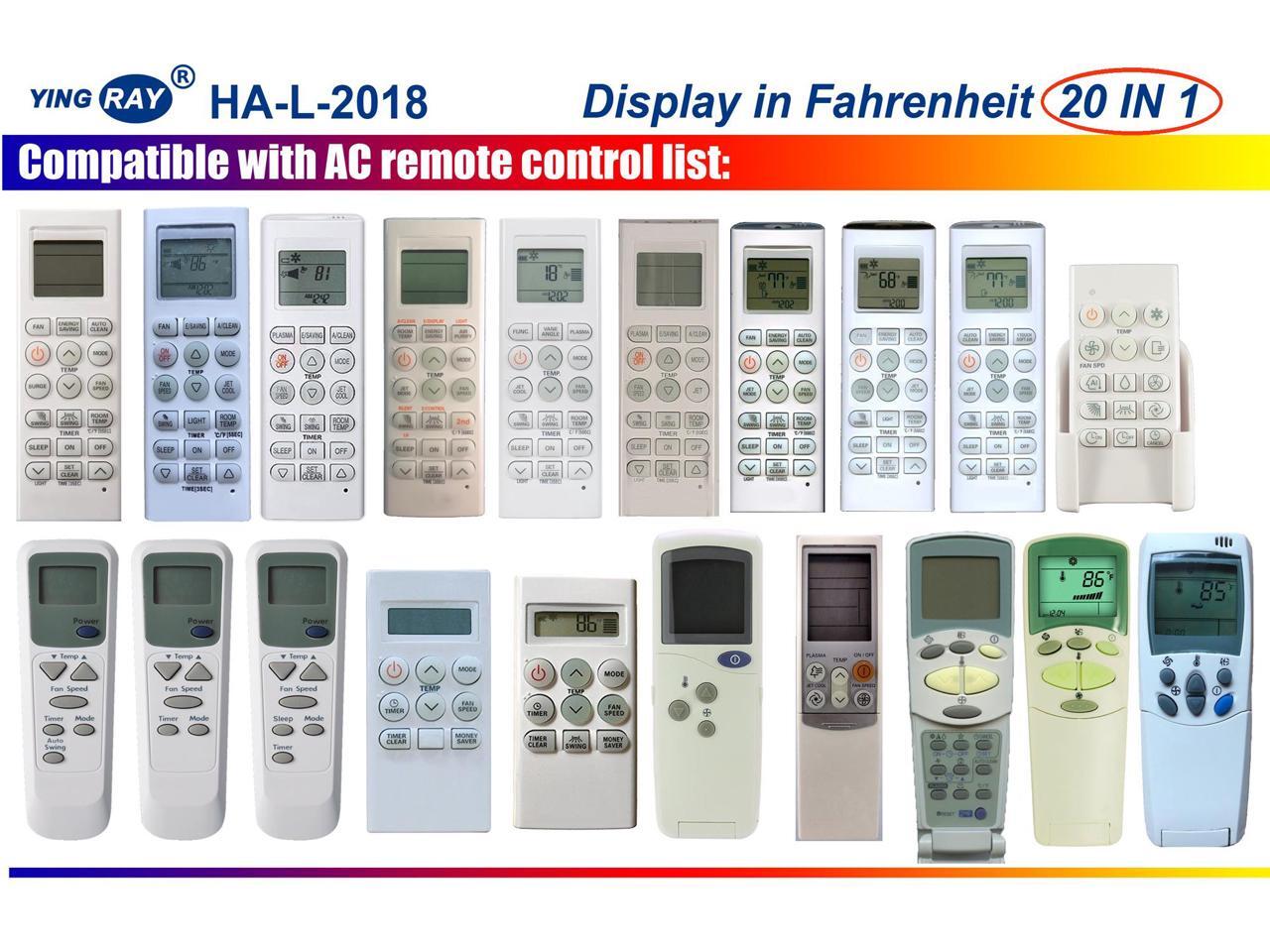 Lg Friedrich Comfort Aire Air Conditioner Remote Control Display
