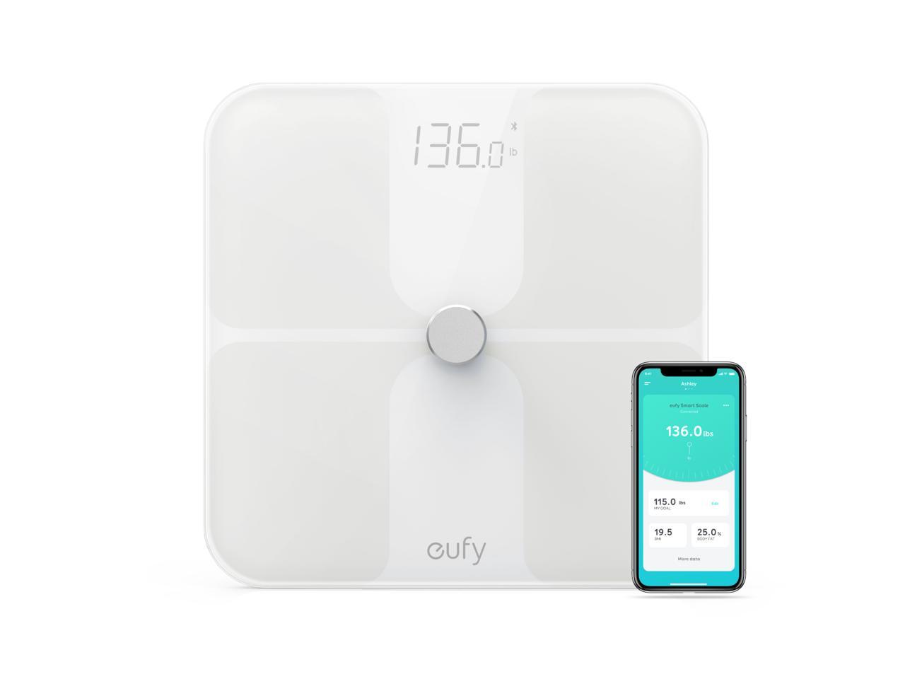 eufy Smart Scale with Bluetooth, Body Fat Scale, Wireless Digital Bathroom Scale, 12 Measurements