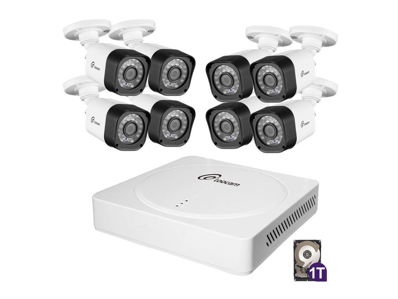 Loocam Surveillance Security Camera System (More Options)
