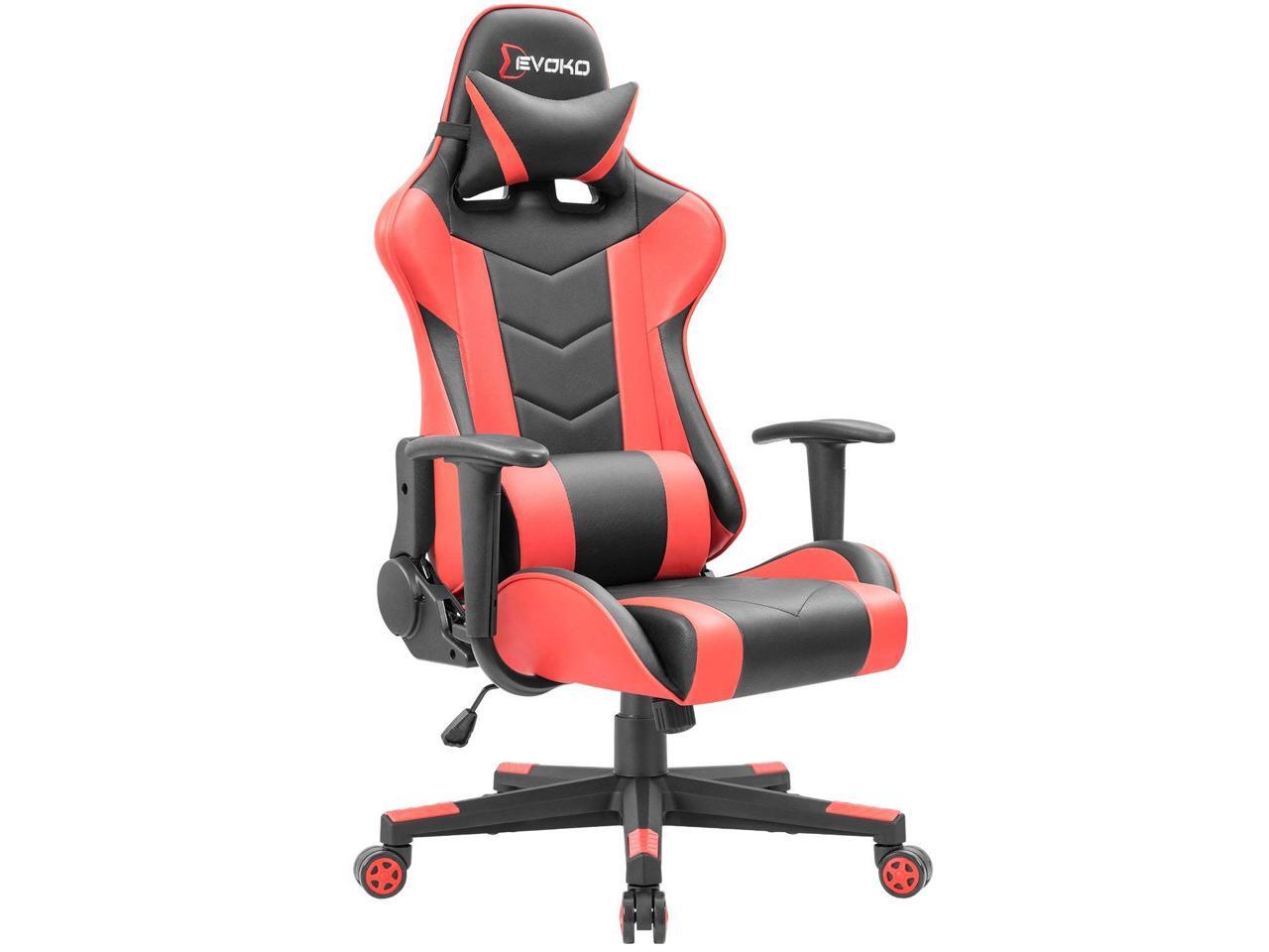 Devoko Ergonomic Gaming Chair Racing Style Red Newegg Com