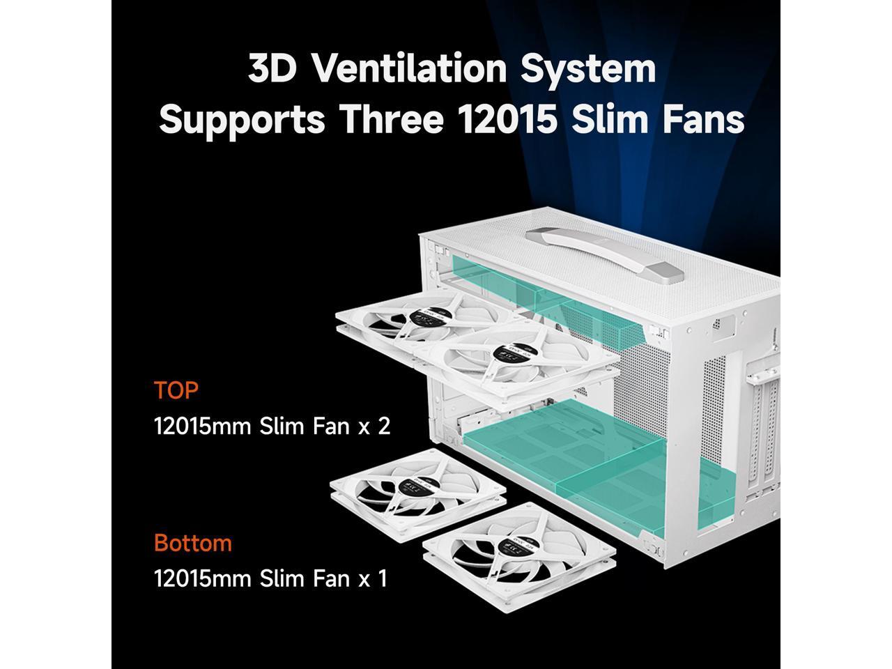 PCCOOLER CPS K101 MESH PC Case, Portable Desktop Mini ITX Case