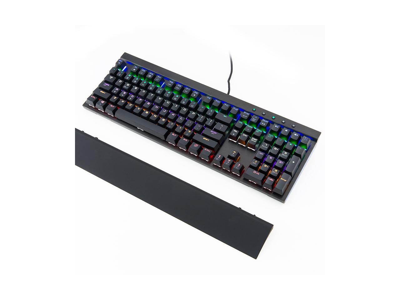Механическая игровая клавиатура Magic-Refiner MK7 в ретро стиле с RGB подсветкой 108 клавиш и съемным упором для рук (Фото 2) Клавиатуры, мыши, комплекты Механическая игровая клавиатура Magic-Refiner MK7 в ретро стиле с RGB подсветкой 108 клавиш и съемным упором для рук (Фото 2)