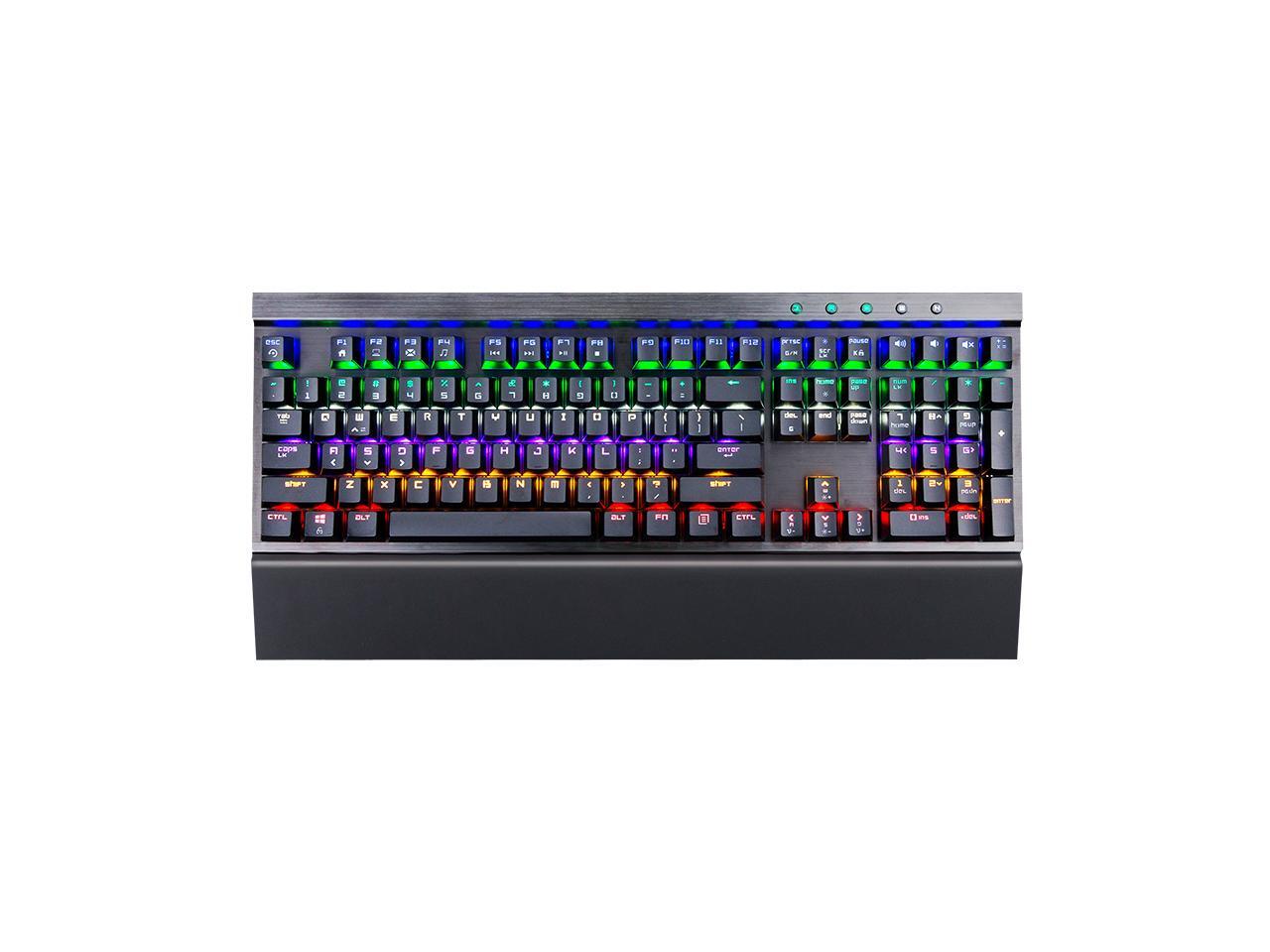 Механическая игровая клавиатура Magic-Refiner MK7 в ретро стиле с RGB подсветкой 108 клавиш и съемным упором для рук (Фото 3) Клавиатуры, мыши, комплекты Механическая игровая клавиатура Magic-Refiner MK7 в ретро стиле с RGB подсветкой 108 клавиш и съемным упором для рук (Фото 3)