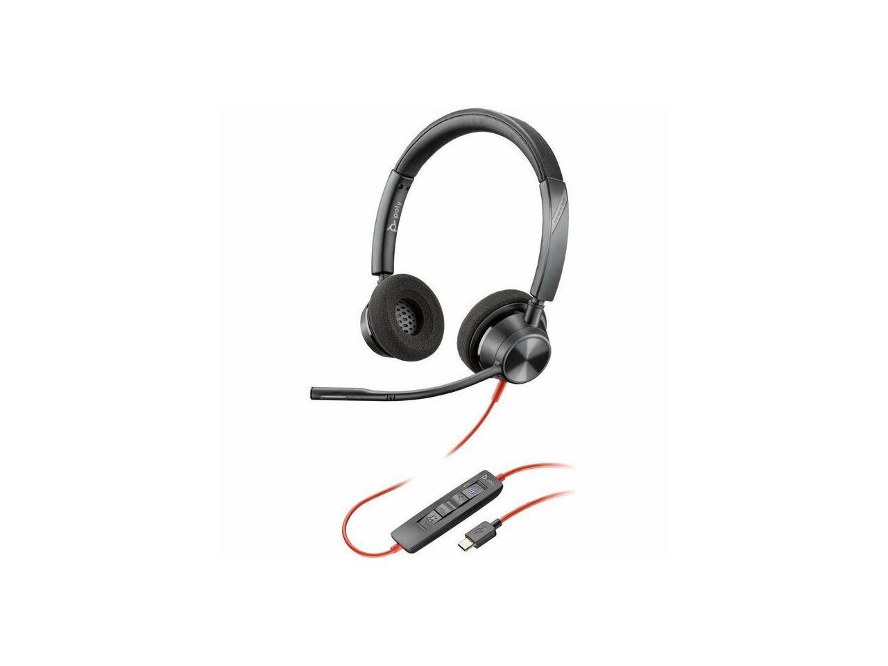 Poly Blackwire 3320 Headset - Stereo - USB Type C, Mini-phone (3.5mm) - Wired - - Picture 2 of 5