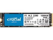 Crucial P1 1TB 3D NAND NVMe PCIe Internal SSD, up to 2000 MB/s - CT1000P1SSD8
