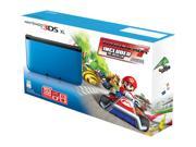 Nintendo 3DS XL Blue/Black System Bundle w/Mario Kart 7