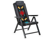 Massage chair Adjustable Shiatsu Kneading Folding  Seat Vibration Home Office Portable back massager with Heat Function