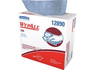 WypAll X90 Extended Use Cloths (12890), Reusable Wipes POP-UP BOX, Blue Denim, 5 Boxes / Case, 68 Sheets / Box, 340 Sheets / Case