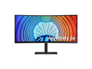 Monitor curvo Samsung ViewFinity S34A654UBN de 34" UW-QHD LED LCD - 21:9 - Negro - Clase 34" - VA - 3440 x 1440 - 1.07 mil millones de colores - FreeSync - 350 nits - 5 ms
