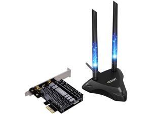 EDUP WiFi 6 AX3000 PCIe WiFi Card | Up to 2400Mbps | Bluetooth 5.0 | 802.11AX Dual Band Wireless Adapter with MU-MIMO,OFDMA,Ultra-Low Latency | Supports Windows 10 (64bit) only