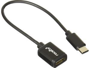 ROCSTOR Y10C142-B1 6FT USB-C TO USB-A ADAPTER M/F