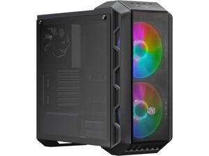 Neweggbusiness Cooler Master Masterbox Mb600l Atx Mid Tower W Sleek Brushed Design Red Side Trim Acrylic Side Panel