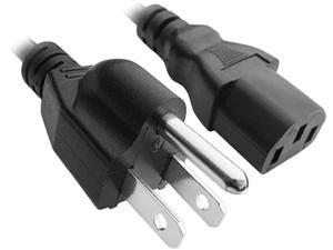 Optimum Orbis 3-Prong 12 Ft 12 Feet Ac Power Adapter US Extension Wall Cord Power Cable for Computer Power Supply Cord Cable Wire for HP Desktop PC 