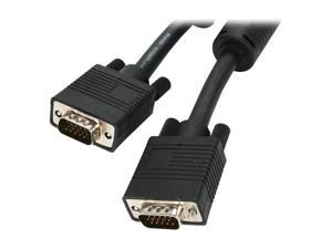 Gold Plated Connectors 50 FT Vivid AV SVGA Male to Male Video Cable