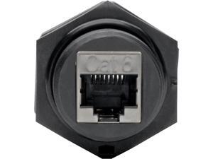 Tripp Lite RJ45 Bulkhead Coupler Cat5/Cat6 F/F Shielded Industrial Dust Cap (N206-BC01-IND) Tripp Lite RJ45 Bulkhead Coupler Cat5/Cat6 F/F Shielded Industrial Dust Cap (N206-BC01-IND)