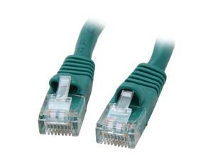 Green Pack of 4 eDragon 20 feet CAT5E Cable with UTP Molded Boot 350MHz