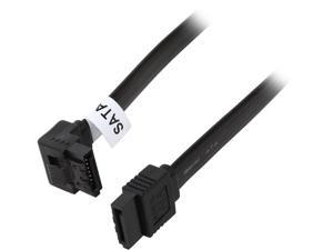 Silverstone 180 Degree SATA III Cable with Non-Scratch Locking