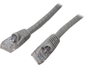 Nippon Labs CAT6MB-25GY 25 ft. CAT 6 UTP Injection Molded Boot Patch Ethernet Cable, Gray