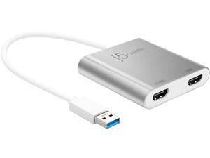 j5create JUA365 USB 3.0 to Dual HDMI Multi-Monitor Adapter 