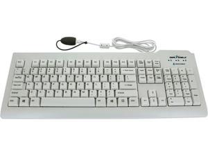 Seal Shield SSWKSV207L Silver Seal Waterproof Keyboard, Antimicrobial Product Protection, Plastic Stand
