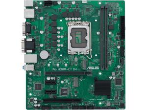 ASUS Pro H610M-CT D4-CSM LGA 1700 (Intel 12th & 13th Gen & Intel vPro) TCO-optimized Commercial Motherboard (PCIe 4.0, DDR4 3200, DP, HDMI, D-Sub, USB 3.2 Gen 2, M.2, M.2 key E slot, TPM IC onboard)