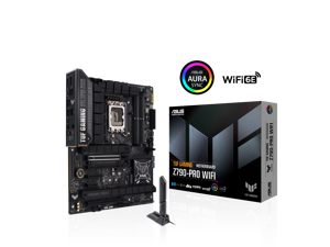 ASUS TUF Gaming Z790-PRO WiFi 6E LGA 1700(Intel 14th, 13th&12th Gen) ATX gaming motherboard( DDR5,PCIe Gen 5 x 16 SafeSlot with Q-Release,Front Panel USB 20Gbps Type-C with PD