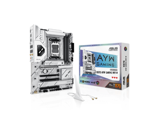 ASUS X870 AYW GAMING WIFI W AMD X870 AM5 ATX motherboard, 12+2+1 80A DrMOS power ...