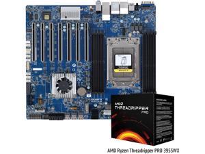 GIGABYTE Bundle Deal MC62-G40 Motherboard with AMD Threadropper Pro 3955WX CPU ...