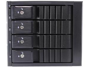 ISTAR BPU-340HD-BLUE 3X 5.25 to 4X 3.5 2.5 12Gb/s HDD SSD Hot-swap Rack 