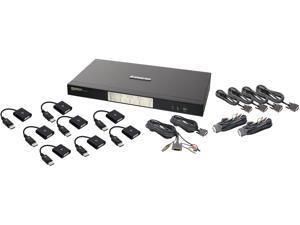 IOGEAR GCS1644DPKIT 4-Port Dual-Link Dual View DVI and DisplayPort KVMP Kit (TAA Compliant)