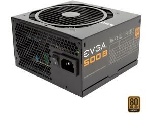 EVGA 500 B1 100-B1-0500-KR 80+ BRONZE 500W Includes FREE Power On Self Tester Power Supply 