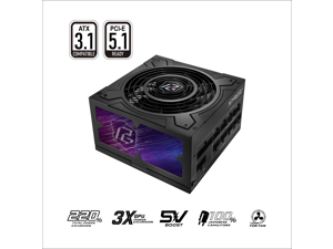 NeweggBusiness - ASRock Phantom Gaming PG-1300G 1300W 80