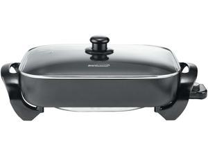 Presto 06858 Slimline Skillet with Glass Cover Electric, 16 Inch