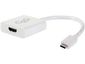 C2G 29475 C2G USB-C to HDMI Audio/Video Adapter - White - USB/HDMI for Audio/Video Device, HDTV, Projector - 1 x Type C USB - 1 x HDMI Audio/Video.