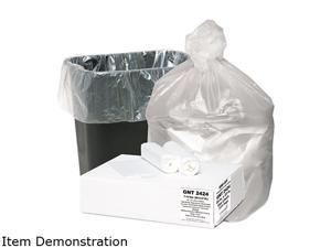 Stout 100% Recycled Plastic Garbage Bags 33gal 1.5mil, 33 x 40, Brown/Black - 100 count