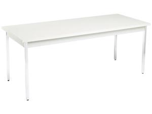 Utility Table, Rectangular, 72w X 30d X 29h, Light Gray