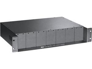 tp-link tl-fc1420 14-slot rackmount chassis for fc series media converters optional redundant power supply hot swappable 2 cooling fans for.