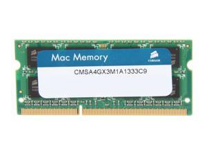 CORSAIR 4GB 204-Pin DDR3 SO-DIMM DDR3 1333 (PC3 10600) Memory for Apple Model CMSA4GX3M1A1333C9
