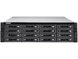 QNAP 16-bay 10GbE NAS and iSCSI/ IP-SAN. 3U, SAS 12G, SAS / SATA 6G, 4 x 1GbE, Build in 2 x 10GbE (SFP+), 40GbE-ready, Redundant PSU QNAP 16-bay 10GbE NAS and iSCSI/ IP-SAN. 3U, SAS 12G, SAS / SATA 6G, 4 x 1GbE, Build in 2 x 10GbE (SFP+), 40GbE-ready, Redundant PSU