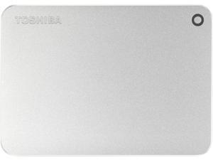 Toshiba Canvio Premium 3TB Portable External Hard Drive USB 3.0 Silver - HDTW230XS3CA 